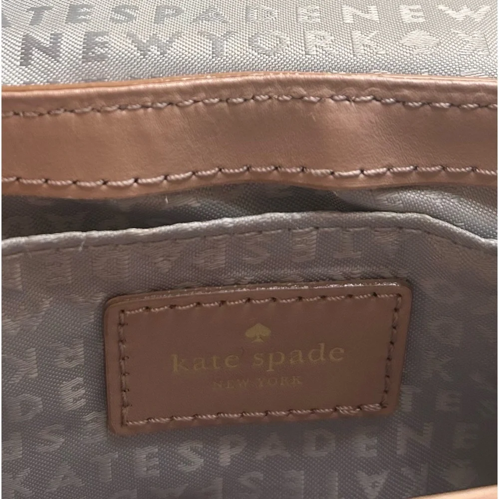 Kate Spade New York Rose Gold Metallic Mini Purse bow Crossbody glam feminine